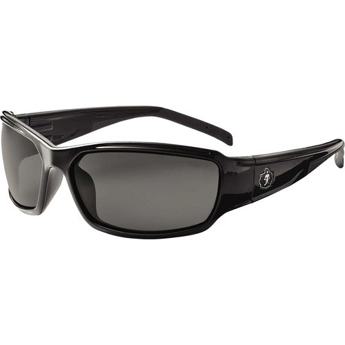 Ergodyne  SafetyGlasses,FullFrame,Polarized,SmokeLens,Glare,BK-EGO51031