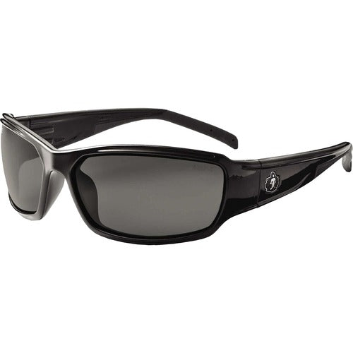 Ergodyne  Safety Glasses,FullFrame,SmokeLens,Outdoor/BrightLight,BK-EGO51030