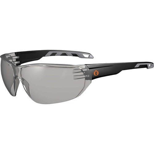 Ergodyne  Safety Glasses,Frameless,AntiFog,In/Outdoor,BK-EGO59283