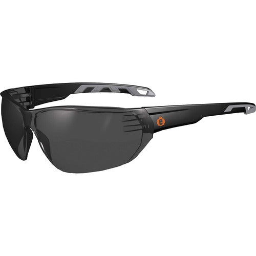 Ergodyne  Safety Glasses,Frameless,AntiFog,SmokeLens,Outdoor,BK-EGO59233