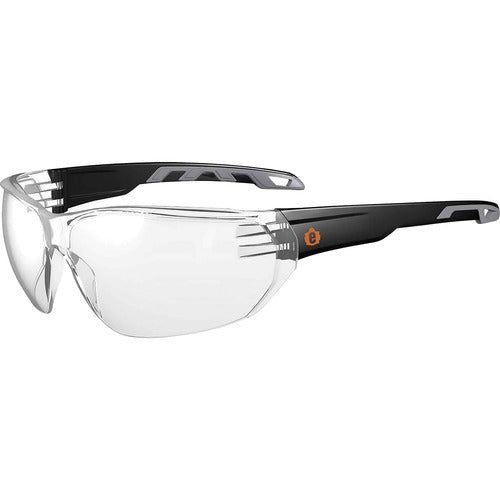 Ergodyne  Safety Glasses,Frameless,ClearLens,Indoor/LowLight,BK-EGO59200