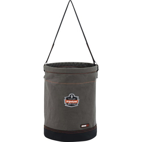 Ergodyne  Hoist Bucket,WebHandle,Canvas,L,12-1/2"DIAx17"H,Gray-EGO14930