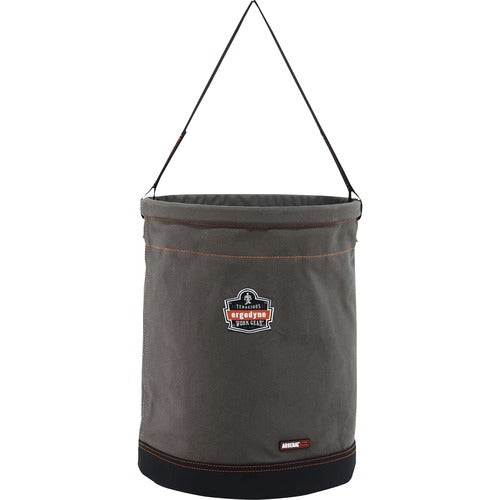Ergodyne  Hoist Bucket,WebHandle,Canvas,XL,16"DIAx20"H,Gray-EGO14935