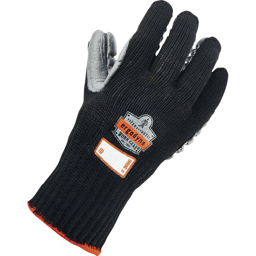 Ergodyne  Gloves,AntiVibration,PreCurved,Rubber Pad,M,2/PR,BK-EGO16453
