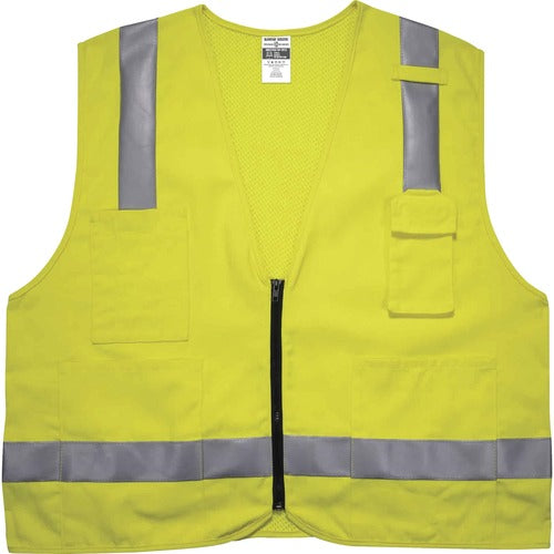Ergodyne  Vest,Surveyors,FR,Hi-Vis,NFPA70E,TypeR,Class2,Solid,S/M,LM-EGO21483