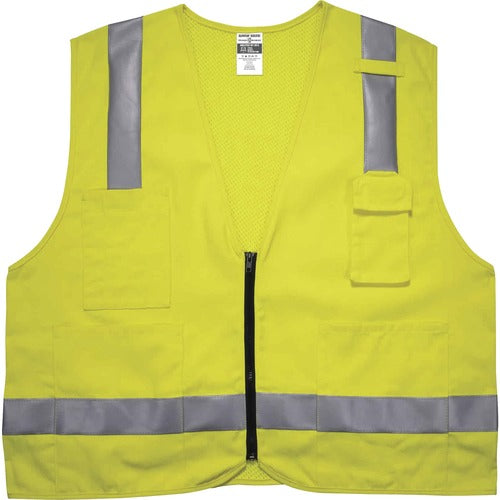 Ergodyne  Vest,Surveyors,FR,Hi-Vis,NFPA70E,TypeR,Class2,Solid,2X/3X,LM-EGO21487