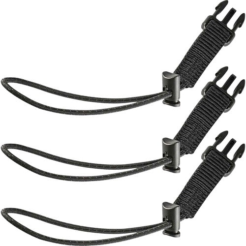Ergodyne  Lanyard Loops,f/Squids 3001 Lanyard,w/Buckle,3/PK,BK-EGO19326