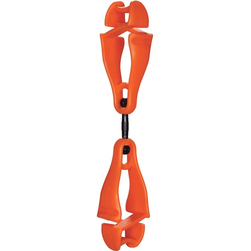 Ergodyne  Glove Clips,DualClips,Swivel,Plastic,1"x4/5"x5-1/2",6/CT,OE-EGO19418