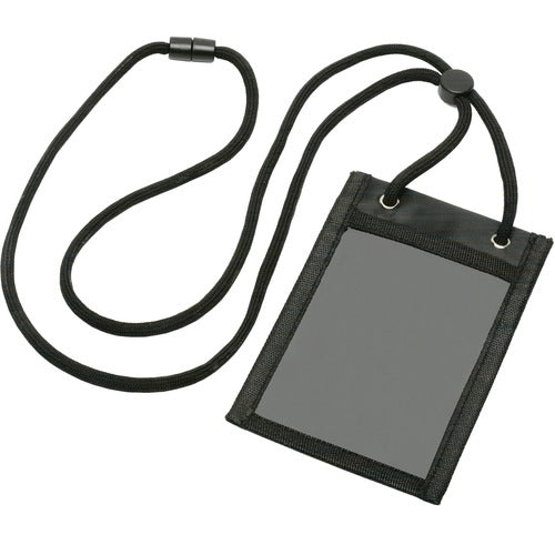 SKILCRAFT  Credential Holder,Top-loading,3-Pocket,Vertical,25/BX,BK