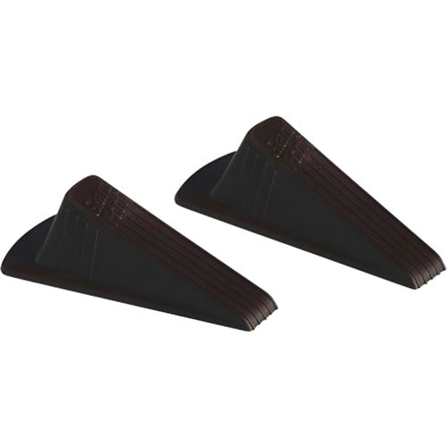 SKILCRAFT  Doorstop,Wedge,Rubber,XLarge,3-1/2"x6-3/4"x2",2/PK,BN