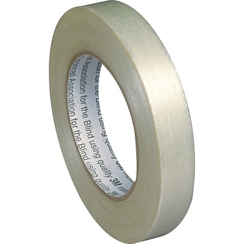 SKILCRAFT  Tape, Glass Filament, Reinforced, 3/4"Wx60 Yds/RL, WE