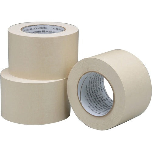 SKILCRAFT  Masking Tape, Crepe-Backed, 2"Wx60"L Roll, Beige