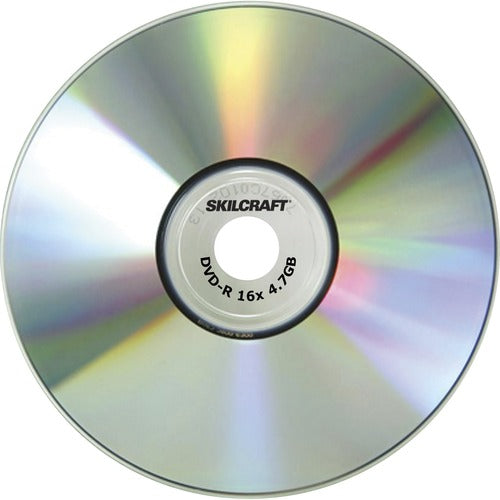 SKILCRAFT  Disk, Media, DVD-RW, 4X, 4.7 GB, 25/PK, Silver