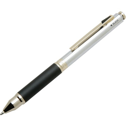 SKILCRAFT  Pen/Pencil Combo,w/Eraser,Rubber Grip,BK/RD Ink