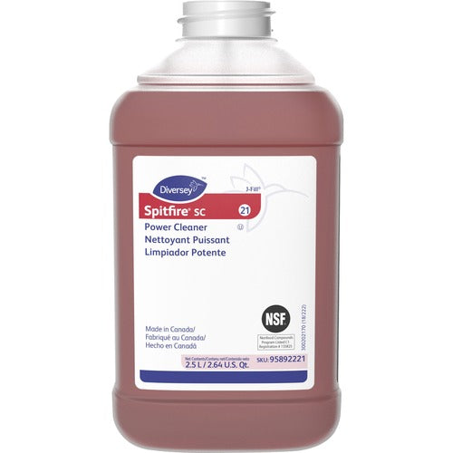 Diversey Care  Cleaner,J-Fill,No Rinse,Pine Scent,Kosher,5L,2/CT,Red-DVO95892221