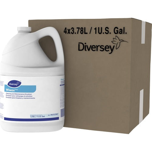 Diversey Care  Cleaner/Emulsifier,Wiwax,f/Floors,1 Gal,4/CT,White-DVO94512767