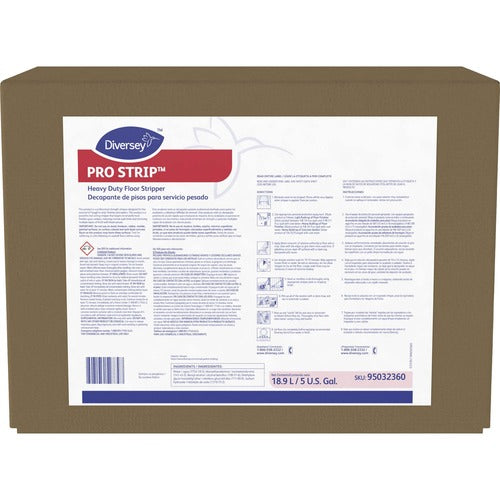 Diversey Care  Floor Stripper,Hvy-dty,Cherry Almond,Envirobox,5 Gal,Straw-DVO95032360