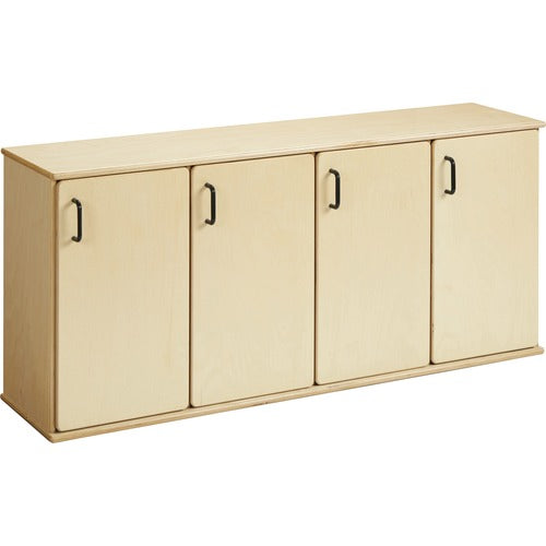 Jonti-Craft, Inc.  Lockers,Stacking,w/Doors,48-1/2"x12"x21-1/2",Baltic