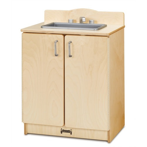 Jonti-Craft, Inc.  Play Kitchen Sink, 20"Wx15"Dx27"H, Woodgrain