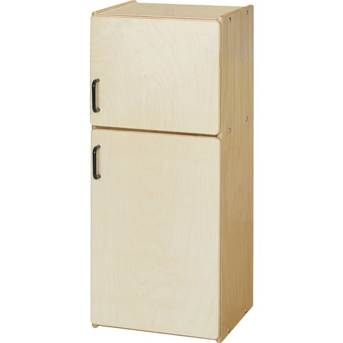 Jonti-Craft, Inc.  Refrigerator,f/Play Kitchen,3-Shelf,14"x14"x32-1/2",Baltic
