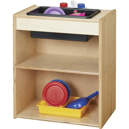 Jonti-Craft, Inc.  Sink,f/Play Kitchen,2-Shelf,18"x12"x23",Baltic