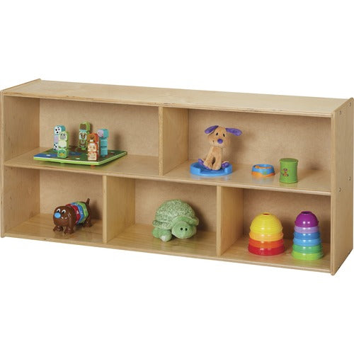 Jonti-Craft, Inc.  Storage Unit,f/Toddlers,2-Shelf,48"x12"x21-1/2",Baltic