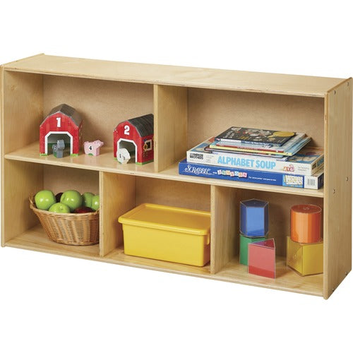 Jonti-Craft, Inc.  Storage Unit,Low,2 Shelves,Open,48"x26-1/2"x12",Baltic