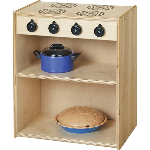 Jonti-Craft, Inc.  Stove,f/Play Kitchen,2-Shelf,18"x12"x21-1/2",Baltic