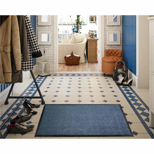 FloorTex  Door Mat, Advantagemat, 24"Wx36"H, Blue-FLRFR46090DCBLV