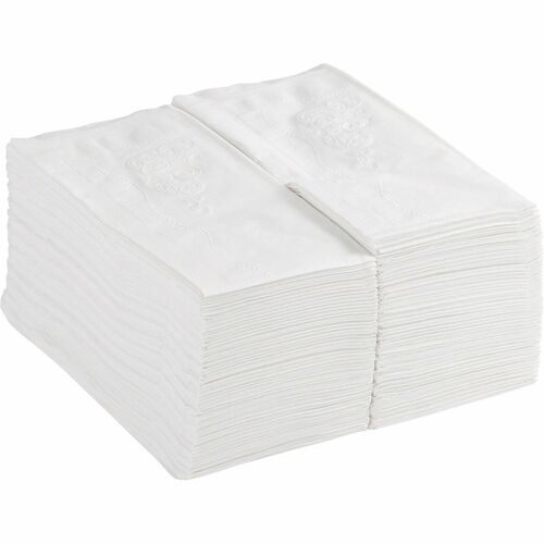 Georgia-Pacific  Dinner Napkins, 2-Ply, 15"x16", 126/PK, White-GPC34440