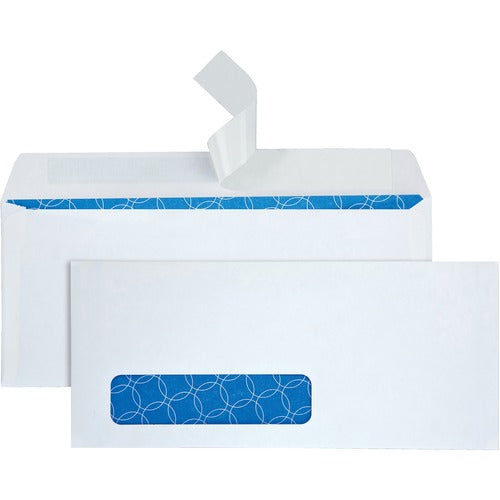 Quality Park  Envelopes,No.10,Window,Redi-Strip,4-1/8"x9-1/2",500/BX,WE