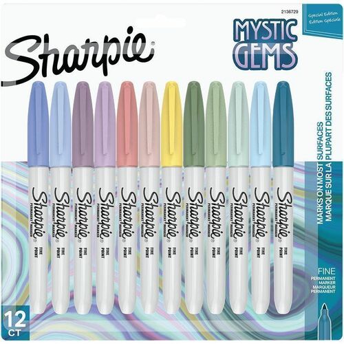 Newell Brands  Marker, Mystic Gems, Fine, 12/PK, Assorted