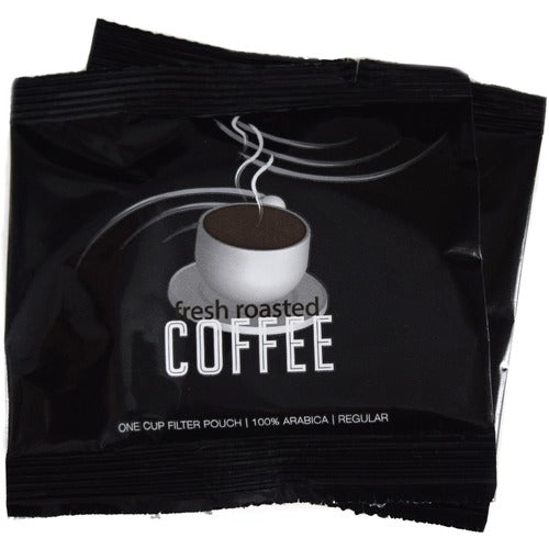 Coffee Pro  Coffee, Regular, 1 Cup Filter Pouch, 200/CT, Black