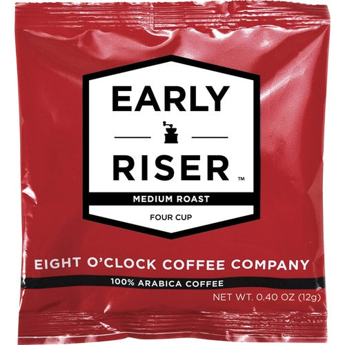 Coffee Pro  Coffee, Regular, 4 Cup Filter Pouch, 100/CT, Red