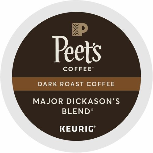 Green Mountain  Coffee,Major Dickason's Blend,Dark Roast,K-Cup,22/BX,Brown-GMT2403