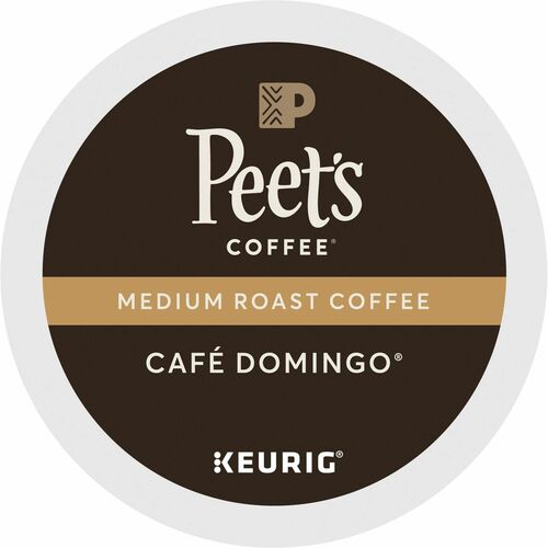 Green Mountain  Coffee,Cafe Domingo,Medium Roast,K-Cup,22/BX,Brown-GMT2404