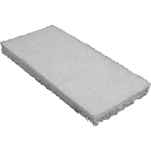 Genuine Joe  Pad, Utility, Light Duty, 4-1/2"Wx10-1/5"Lx1-3/10"H, White-GJO18317
