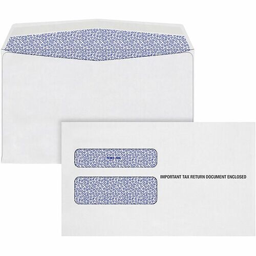 Tops  Envelopes,f/W-2 Continuous Forms,9-1/2"Wx5-5/8"H,24/PK,WE