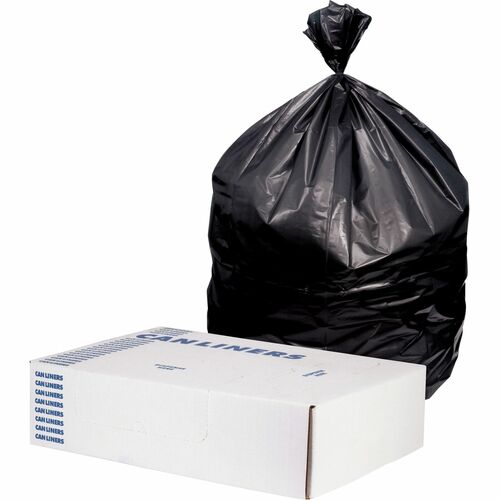 Heritage Bag Company  Can Liners,Reprocessed,1.2 mil,30"x36",250/CT,BK-HERX6036SKR01