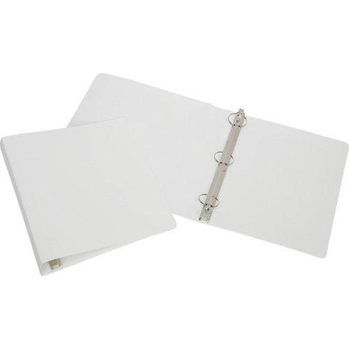 SKILCRAFT  Binder, Flex Poly, Round Ring, 1-1/2" Cap, Letter-size, WE