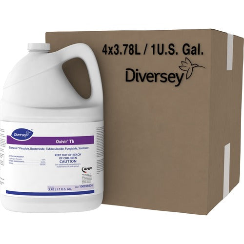 Diversey Care  Disinfectant Cleaner, 1 Gal, 4/CT, Clear-DVO100898636