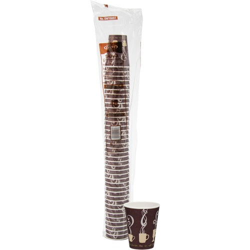 Solo Cup Company  Hot Cups,Insulated,Lined,Steam Design,8oz,40/BG,MI