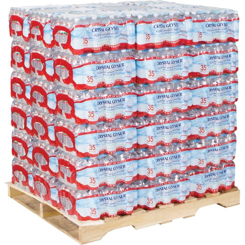 Crystal Geyser Water  Water, DEP, Bottled, 16.9oz, 35 Bottles/CT, 54/PL, Clear