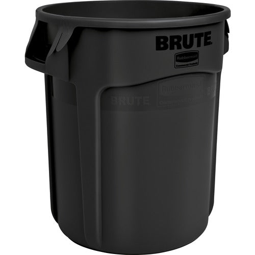 Rubbermaid Commercial Products  Brute Container, 20 Gal, 22-1/2"x19-3/8'x35-7/8", 6/CT, BK
