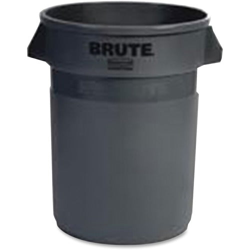 Rubbermaid Commercial Products  Brute Container, 32 Gal, 6/CT, Black