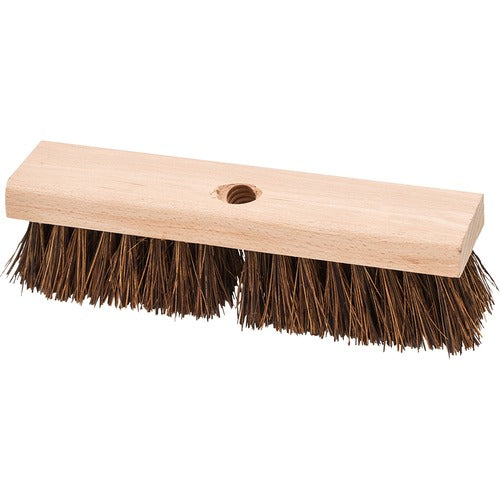 Genuine Joe  Scrub Brush,Deck/Floor,2"Palmyra,10"W,Brown-GJO18416