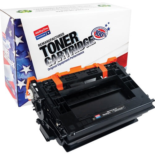 SKILCRAFT  Remanuf Toner Cartridge, HP 37X, 25000 Yield, Black