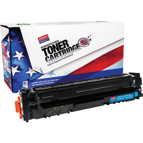 SKILCRAFT  Toner Cartridge, Remanuf HP 202A, 1300 Yield, Cyan
