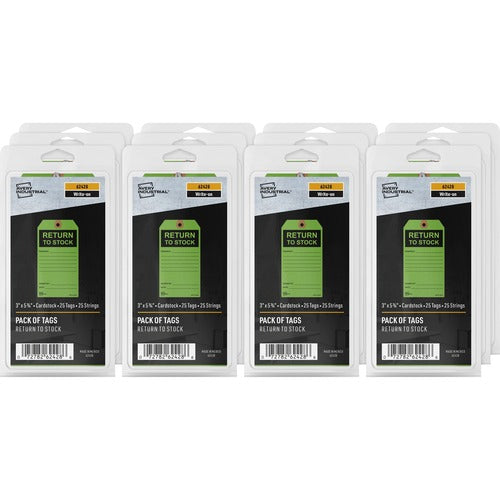 Avery  Return to Stock Tags,Pre-strung,3"x5-3/4",25/PK,12PK/CT,GN