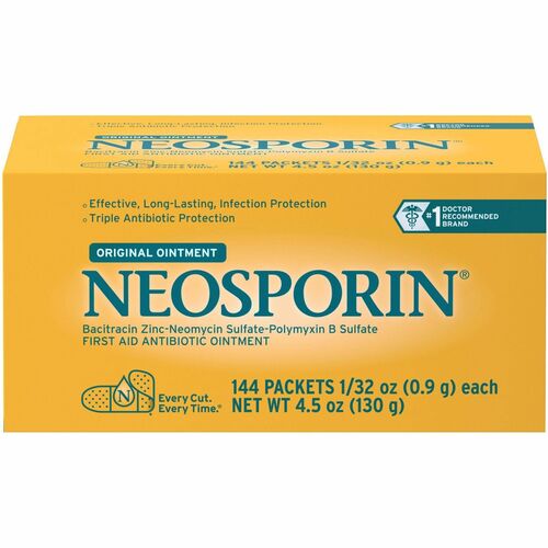 Johnson & Johnson  Neosporin Antibiotic Ointment, 144/BX, Yellow